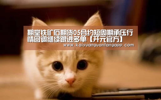 期堂铁矿石期货05合约短周期承压行情回调继续跟进多单【开元官方】(图1) 开元棋牌